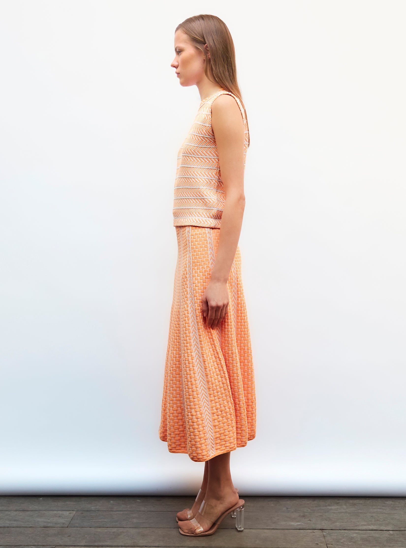Top en maille panier tressé - Vêtement de luxe femme