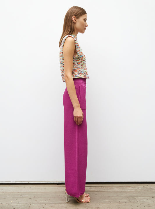 pants in silky knit
