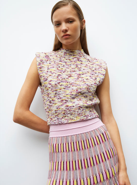 terrazzo knit top