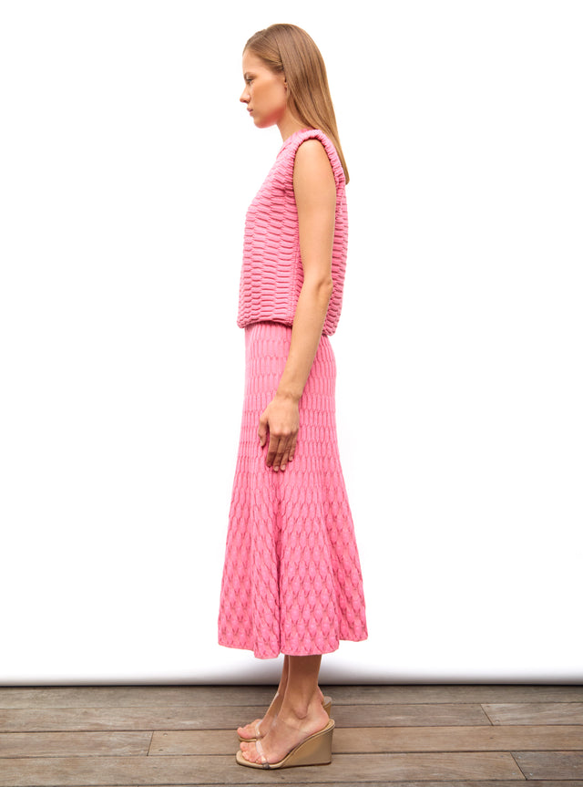 plain zellige knit top - Image principale