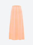 jupe en maille panier tressé