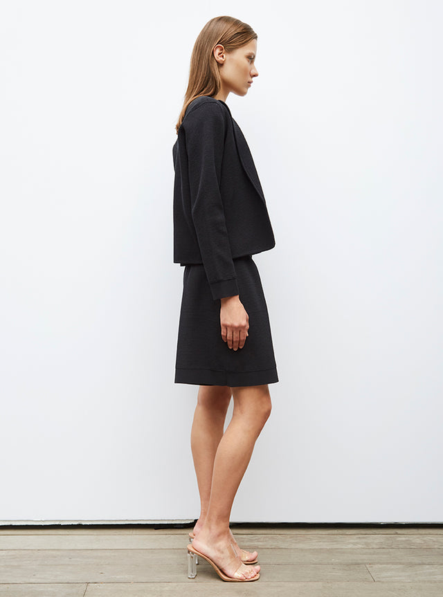 jacket in waffled knit - Image principale