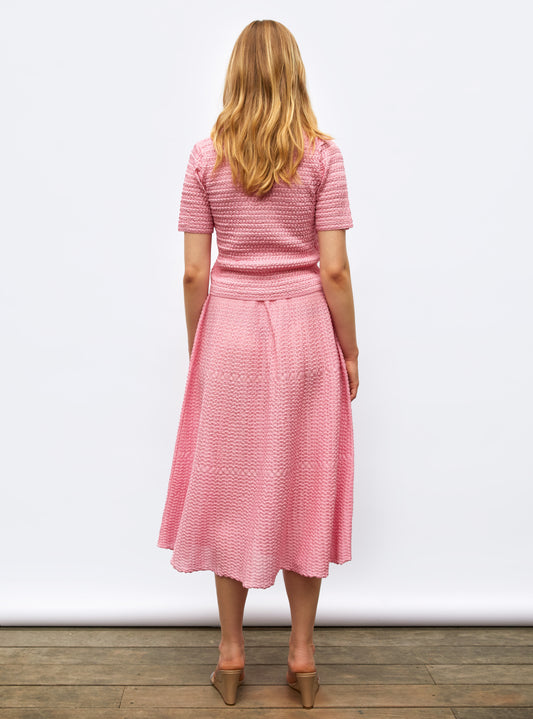 top maille organza