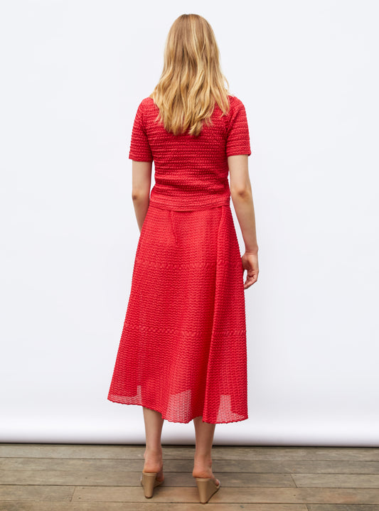 top maille organza