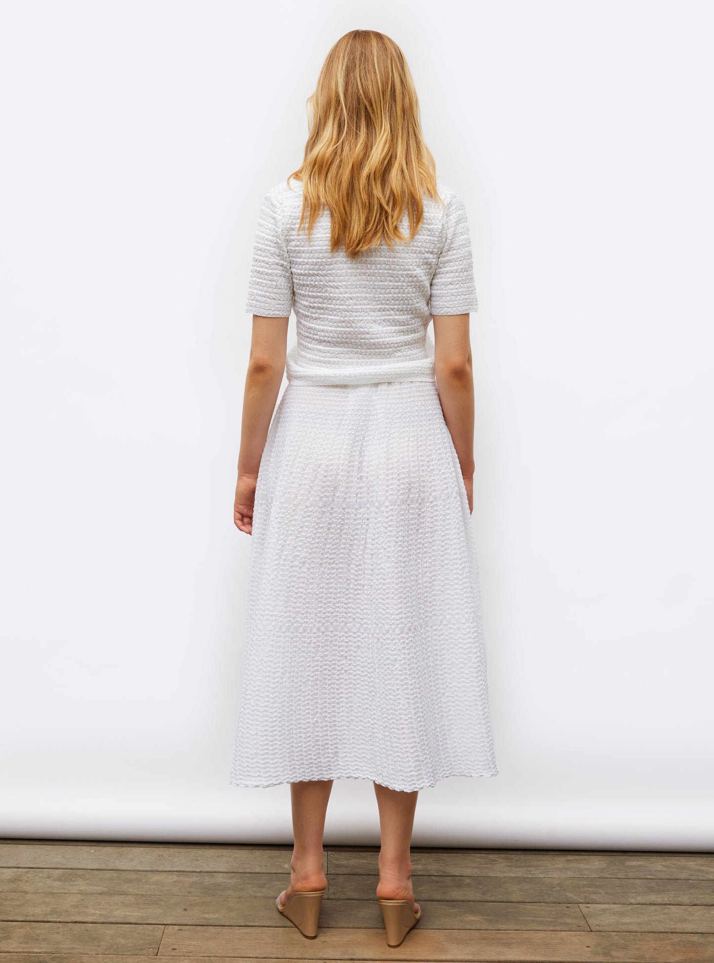 top maille organza