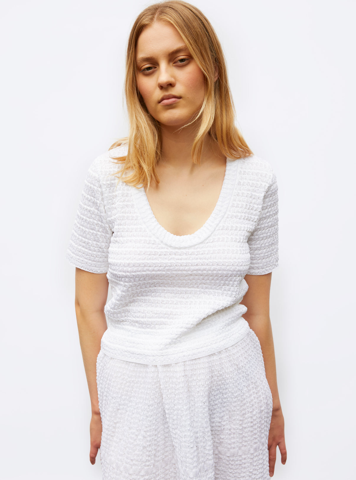 Top maille organza Milk - Molli
