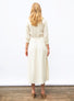 Robe légère maille pointelle molli Naturel - Vêtement de luxe femme