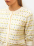 Cardigan maille herbier Milk Multi - Cardigan de luxe 