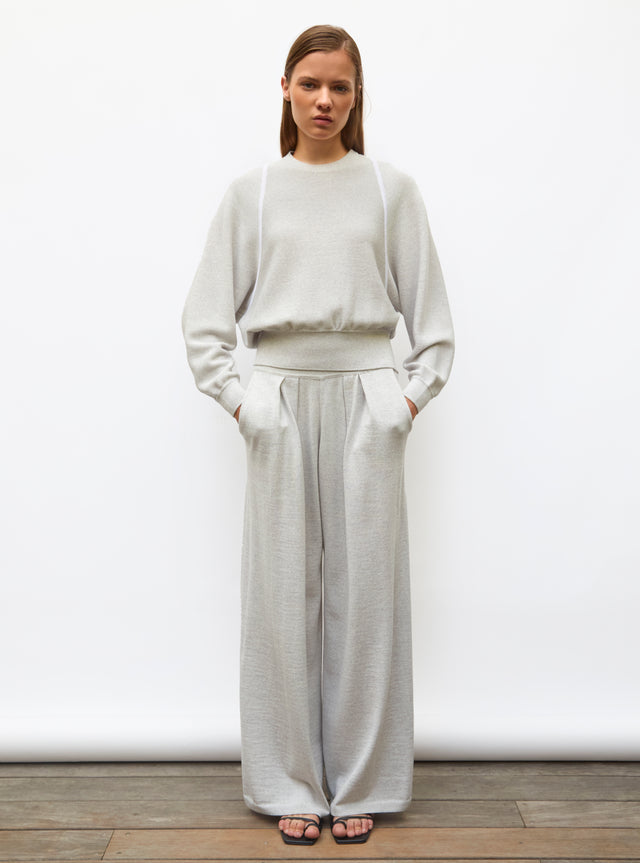 pantalon fluide maille fine jersey - Image principale
