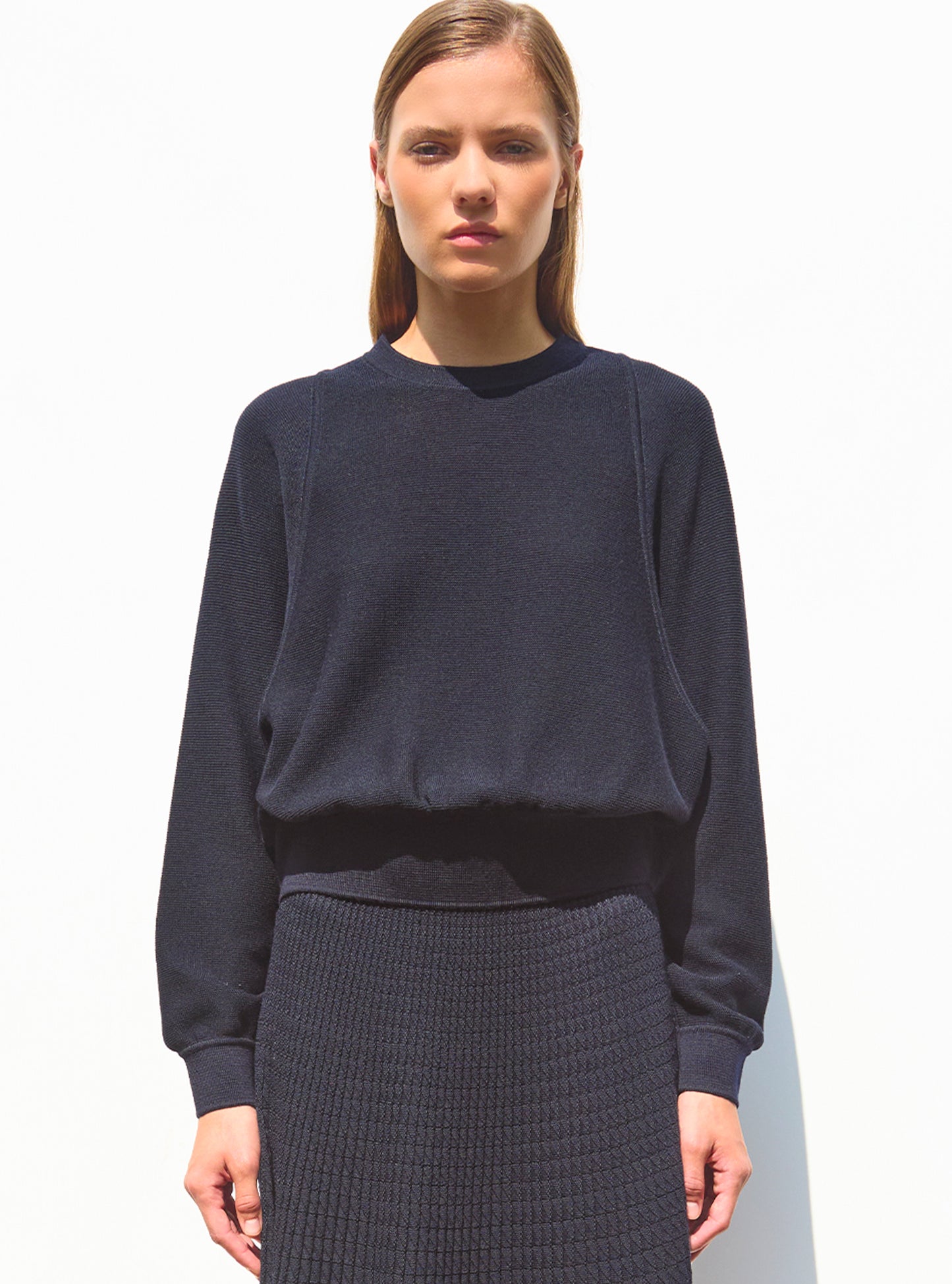 Pull fin larges emmanchures nuit - Vêtement de luxe femme