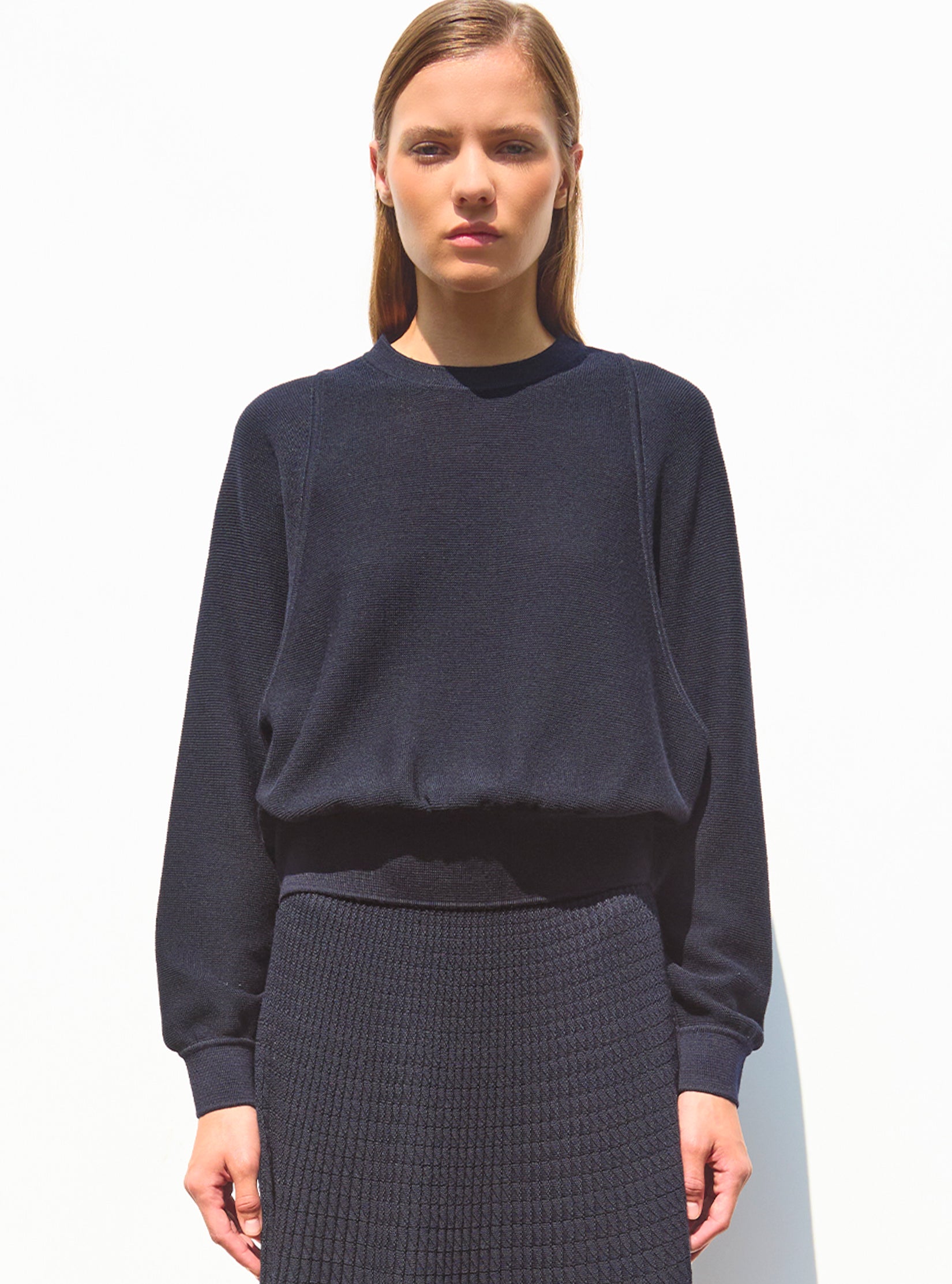 Pull fin larges emmanchures nuit - Vêtement de luxe femme