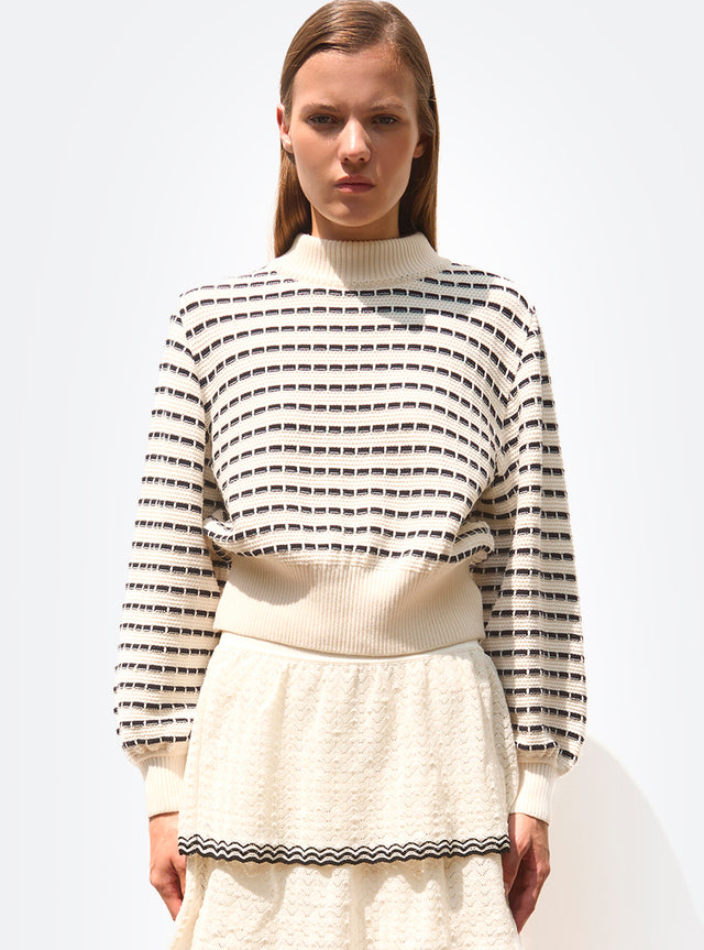 sailor shirt with blouson sleeves - Image principale