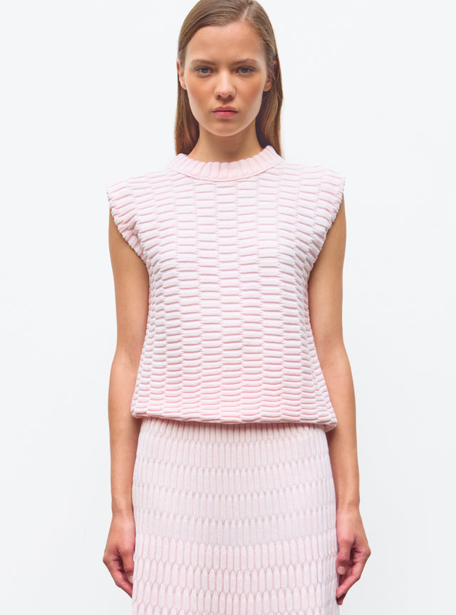 top maille zellige uni - Image principale