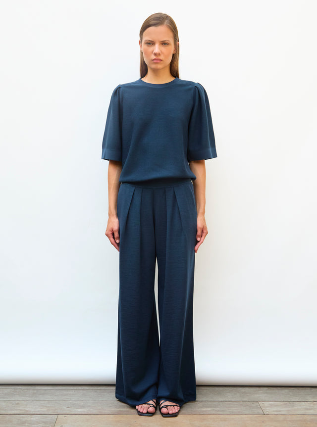 pantalon fluide maille fine jersey - Image principale