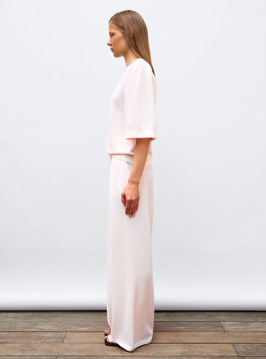 fluid knit pants