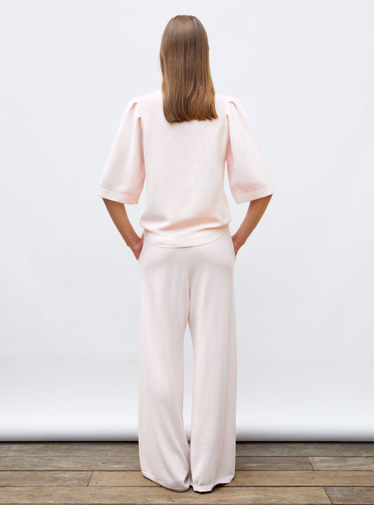 fluid knit pants