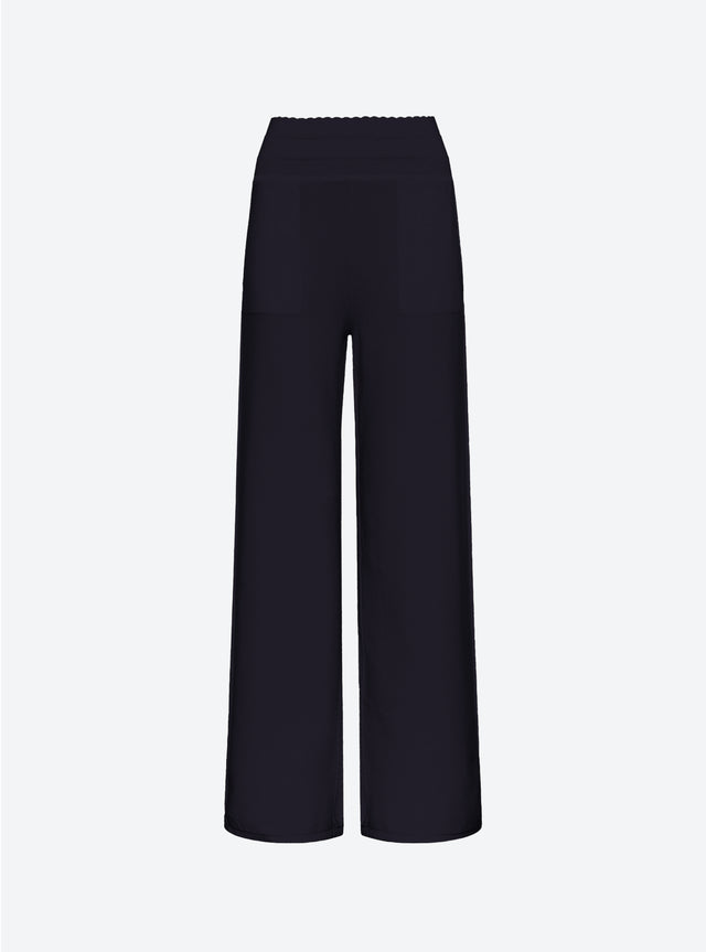 pantalon taille haute maille - Image principale