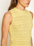 Robe en maille de luxe Molli - Robe longue maille croquet Blé