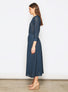 Robe de luxe femme - Robe légère maille pointelle Blueberry