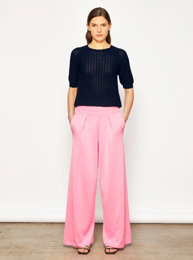 lightweight fluid knit pants - Image principale