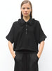 Tops, blouses de luxe femme - Top ample en maille à col