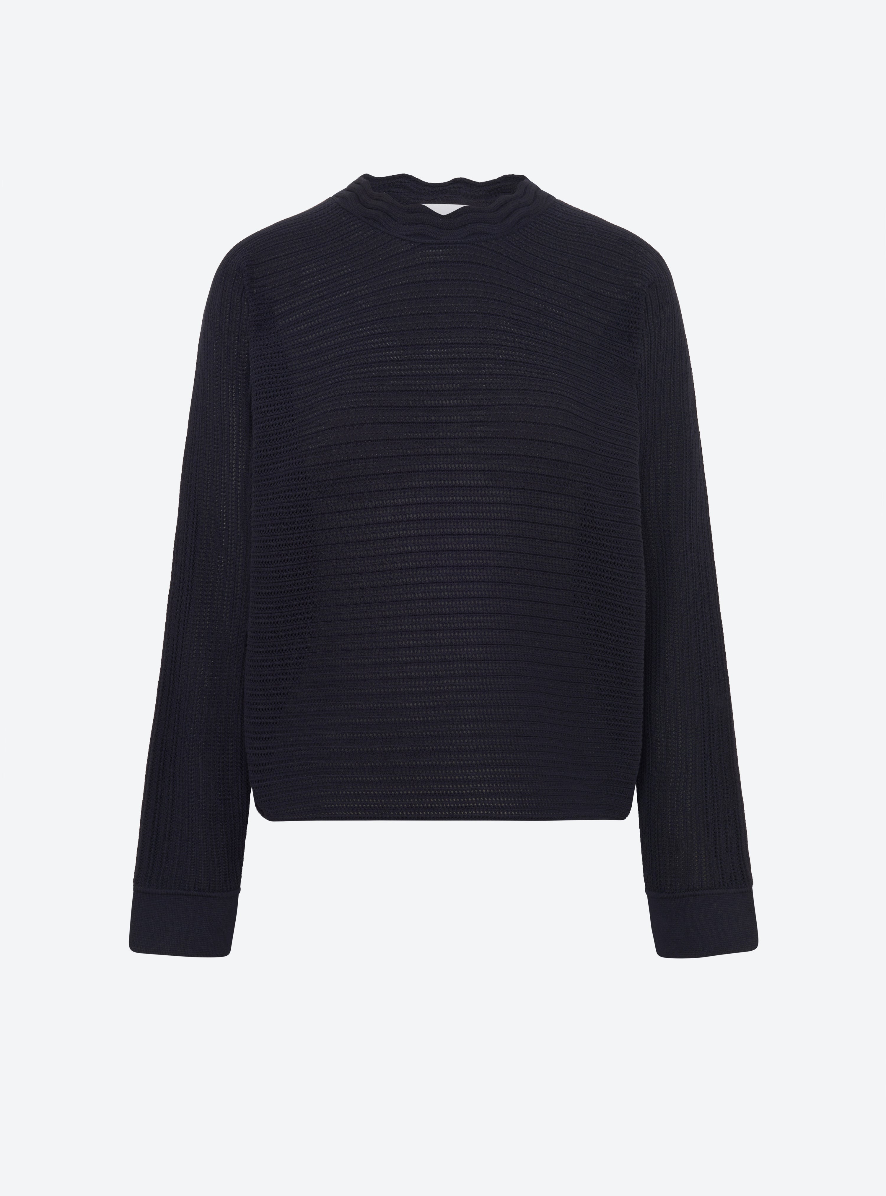 top ample maille pointelle nuit - Molli_packshot
