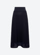 long pointelle knit skirt