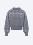 Sweater en maille jacquard bijoux - Molli