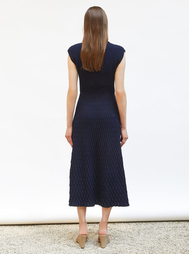 zellige knit long dress - Image principale