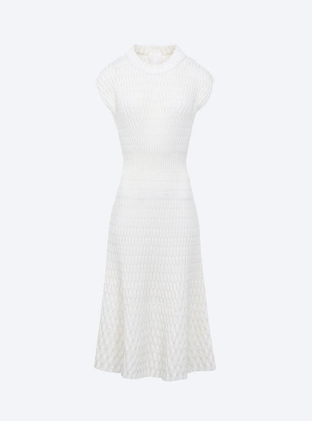 zellige knit long dress - Image principale