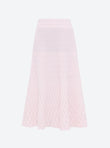 plain zellige knit skirt