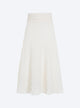 plain zellige knit skirt