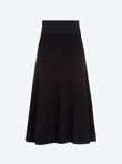 plain zellige knit skirt