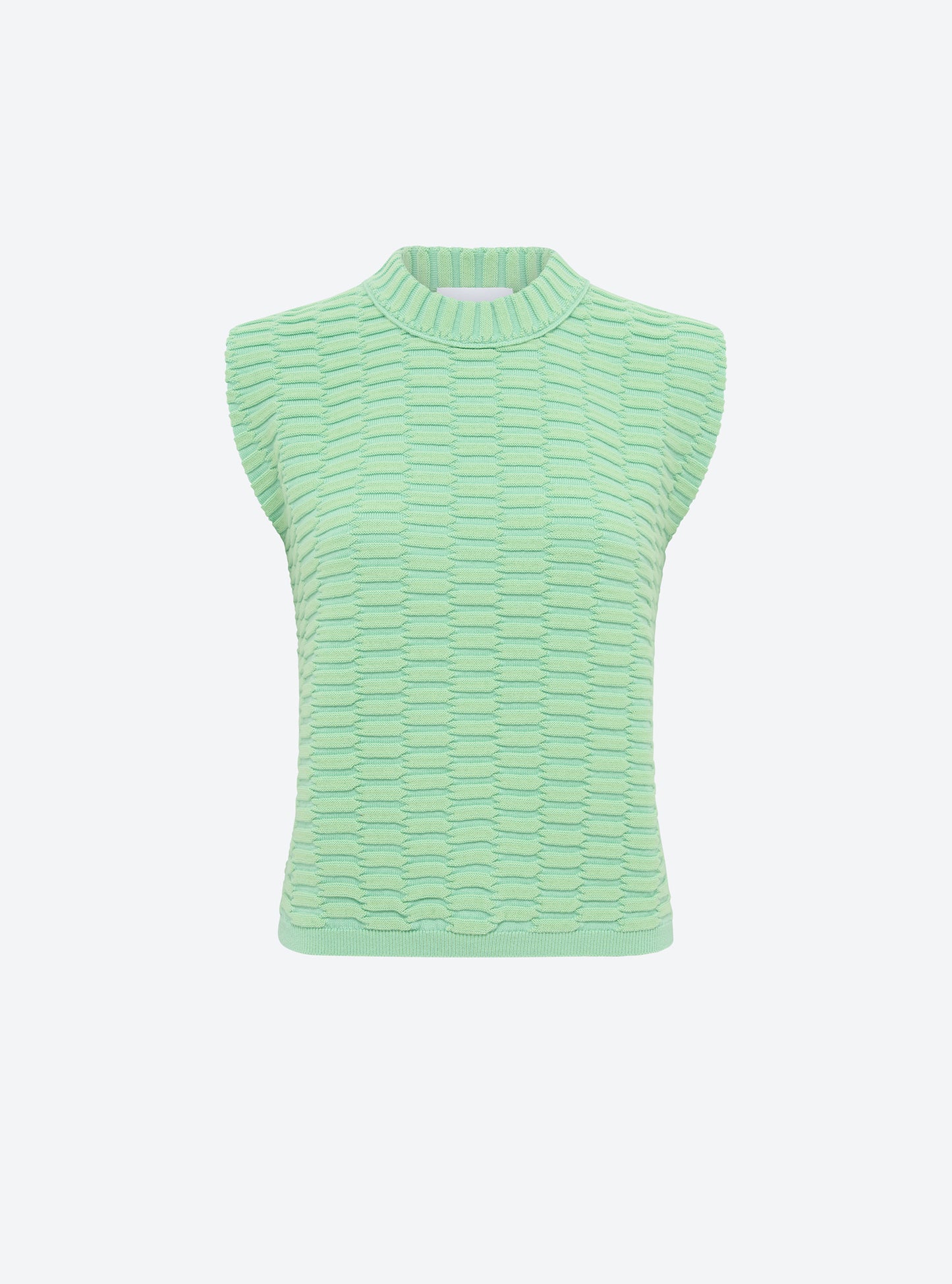 Top en maille de luxe Molli - Top maille zellige uni
