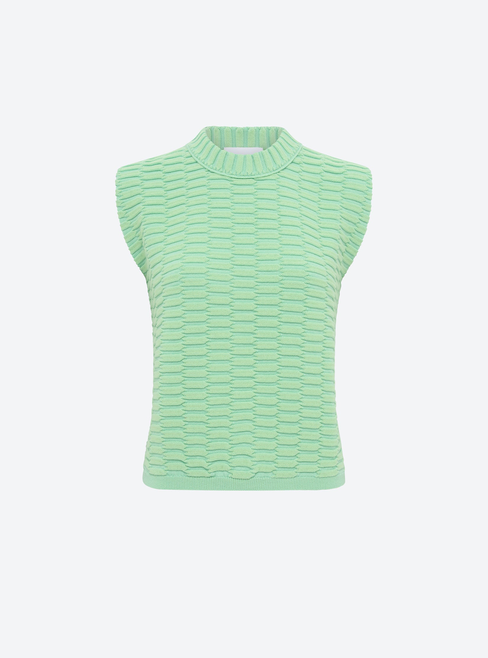 Top en maille de luxe Molli - Top maille zellige uni
