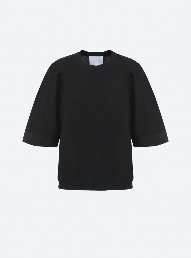 top maille manches froncées - Image principale