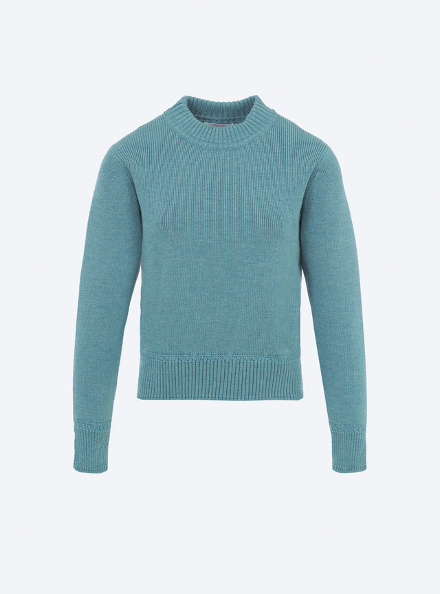 Straight sweater with braided details - Image principale