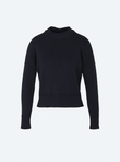 Pull droit détails tressés