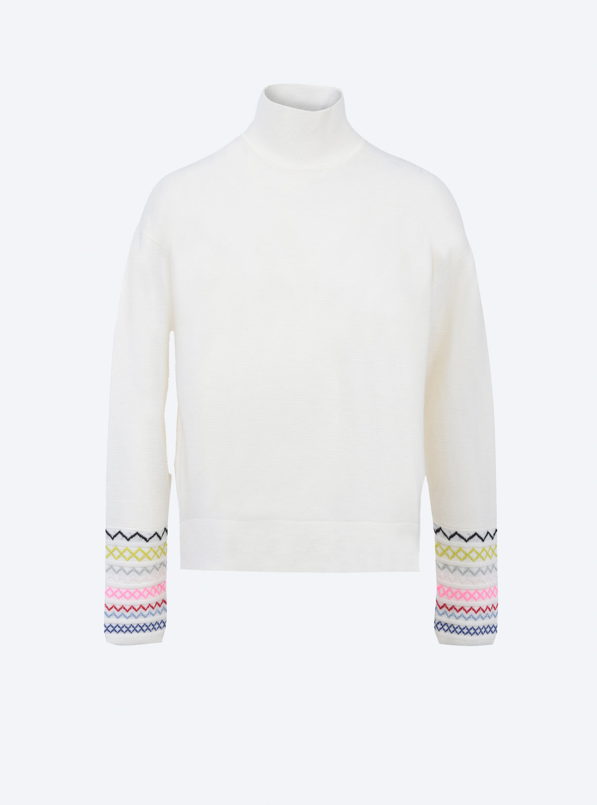 Pull fin jacquard zigzag - Molli