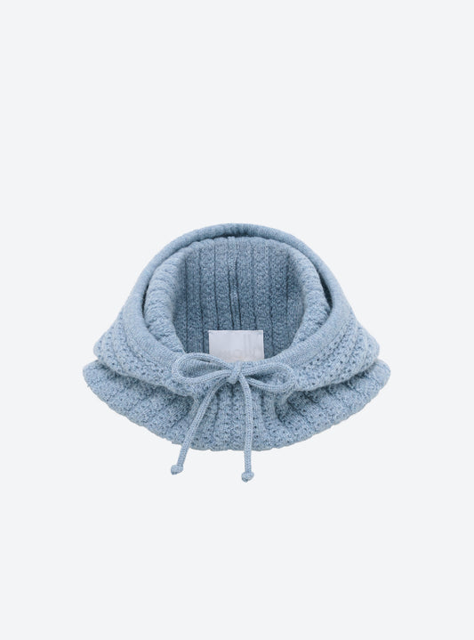 cagoule en maille torsadée