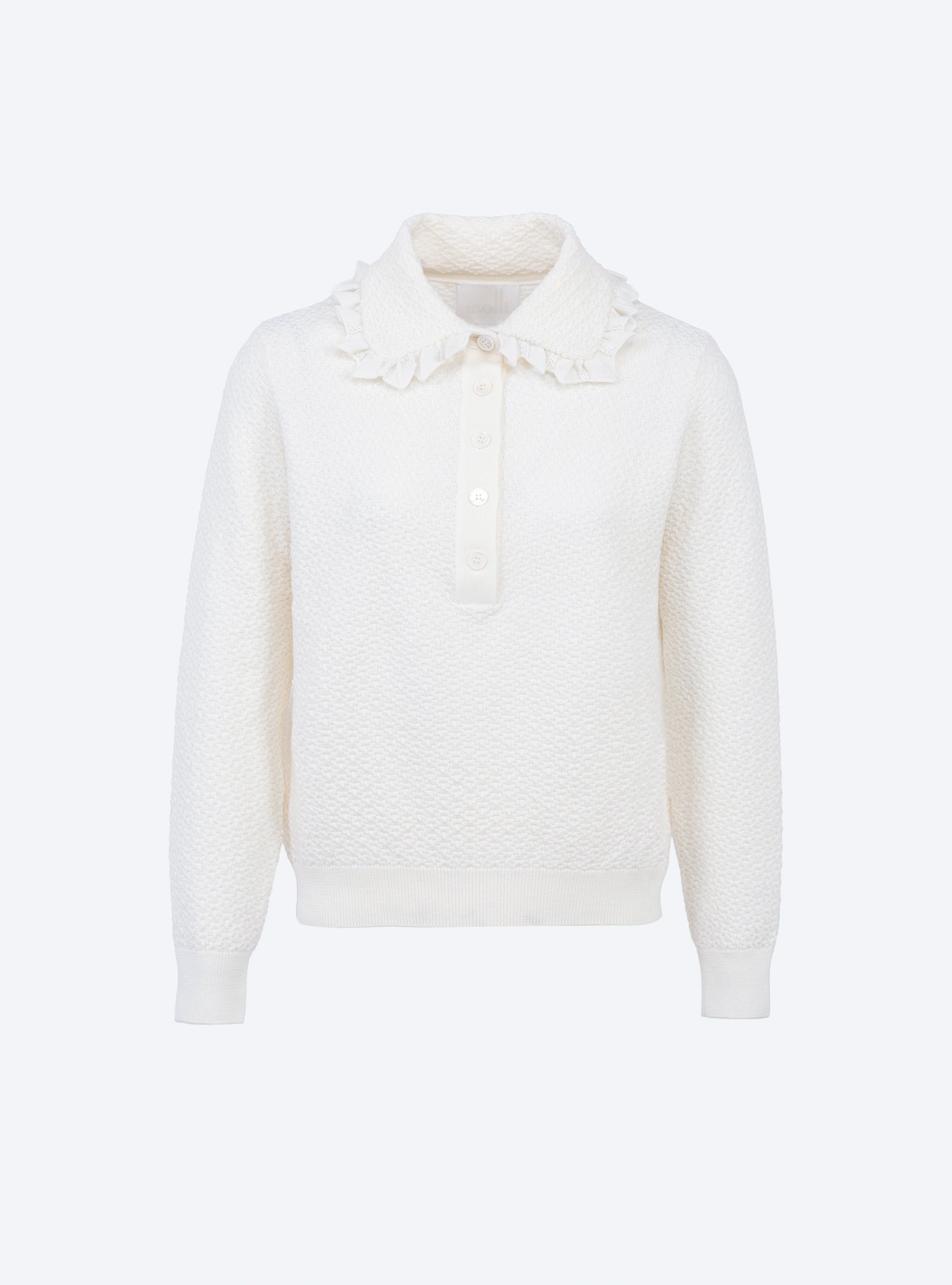 Polo couture en maille damier - Molli