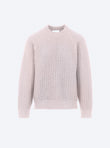 Loose interwoven knit sweater