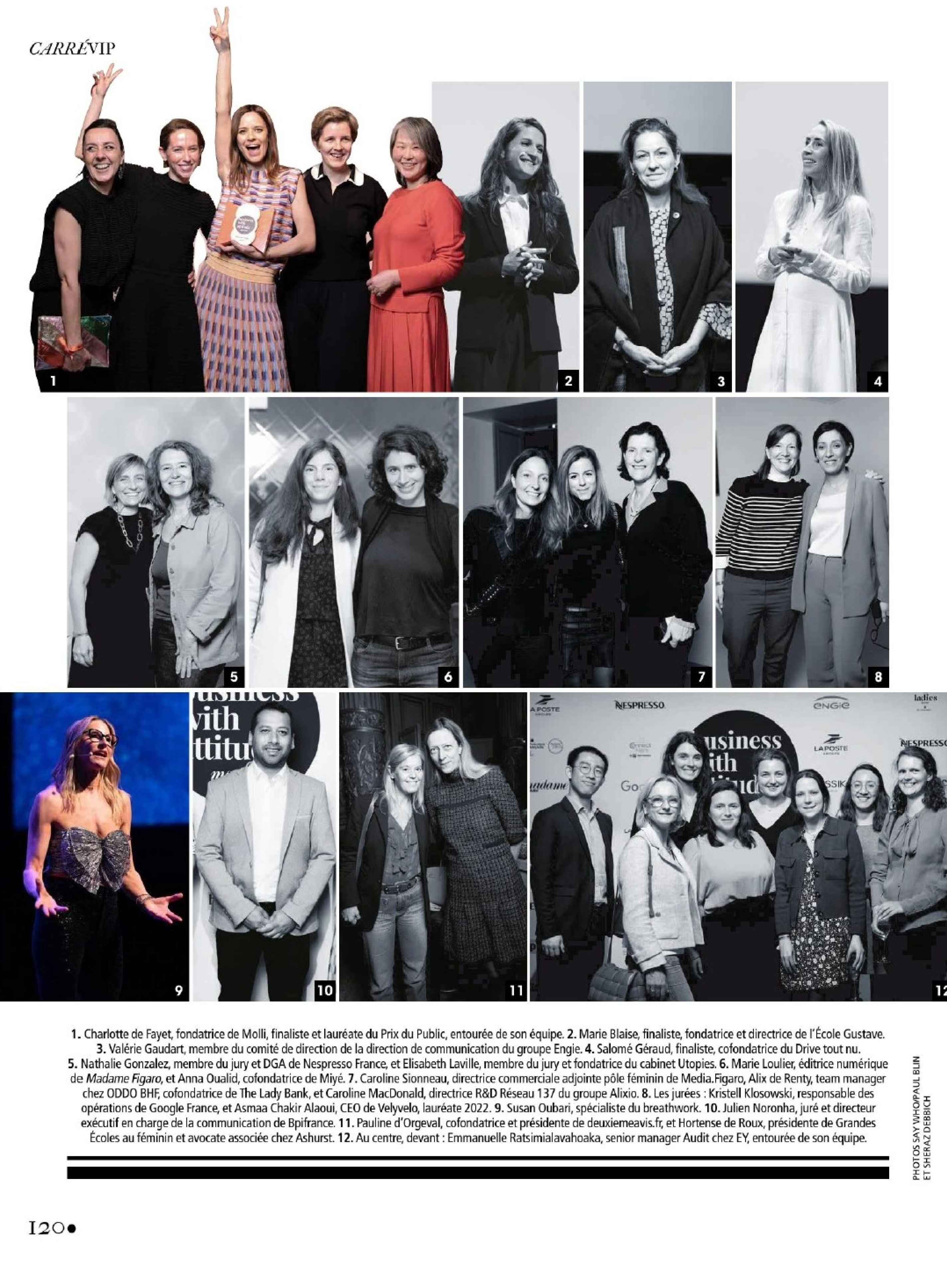 l'équipe molli au prix business with attitude dans le journal madame figaro
