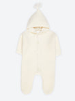 Baby knit snowsuit