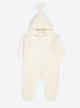 Baby knit snowsuit