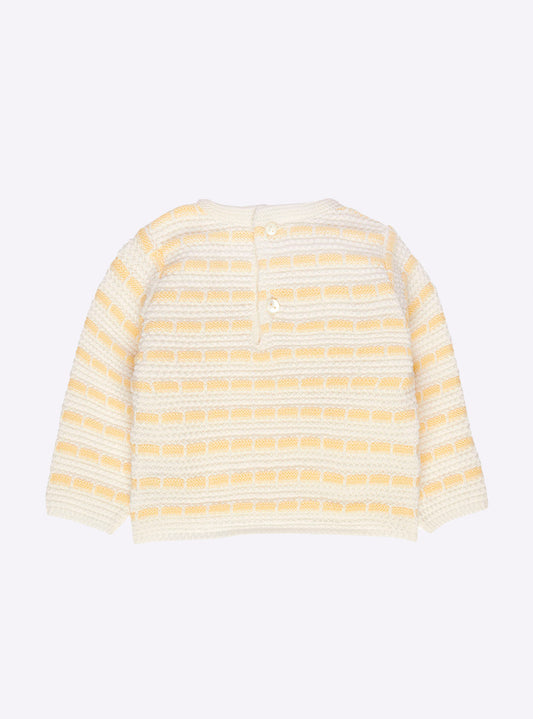 baby moss stitch mini sailor top