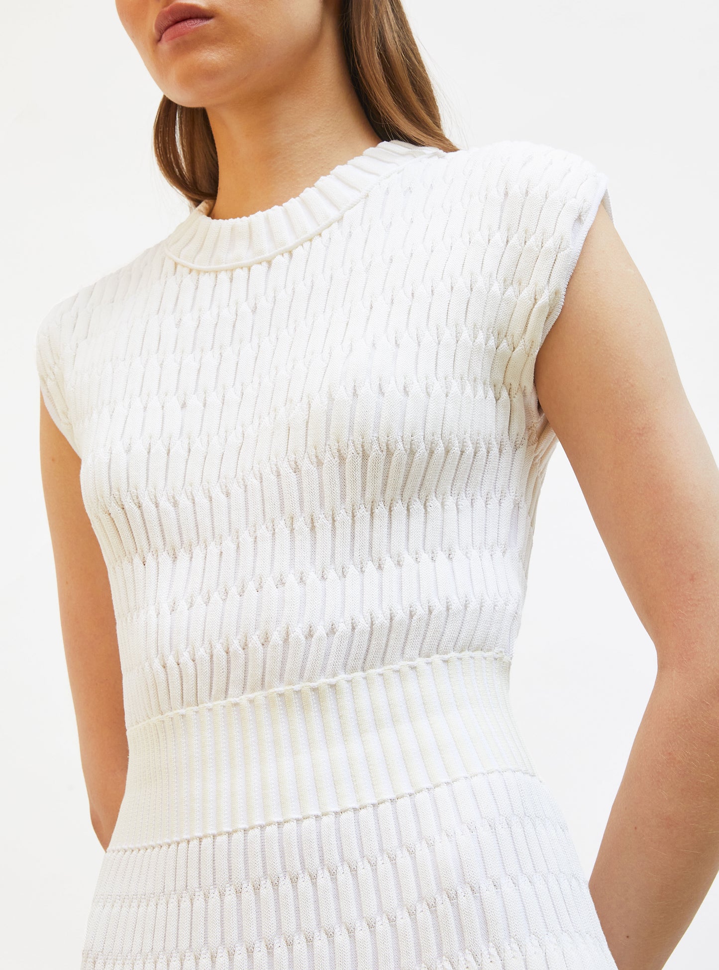 Robe longue en maille zellige - Molli