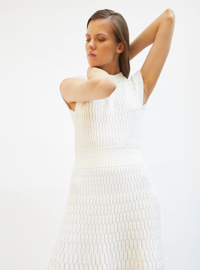 robe longue maille zellige - Image principale