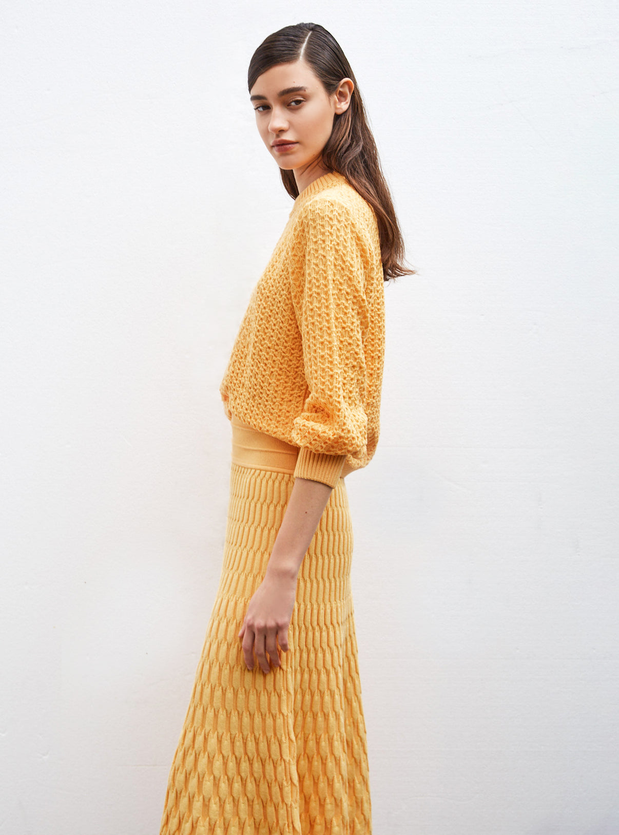 Sweater en maille entrelacée - Vêtement de luxe femme