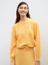 Tops, blouses de luxe femme - Sweater en maille entrelacée